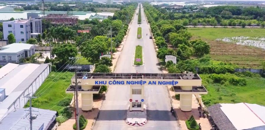 An Nghiep Industrial Park (Soc Trang province) has 49 enterprises with 64 projects. Photo: Soc Trang Province Industrial Park Management Board