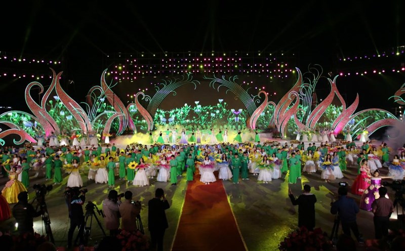 Da Lat Flower Festival is a big event, attracting many tourists. Photo: Ngoc Nga