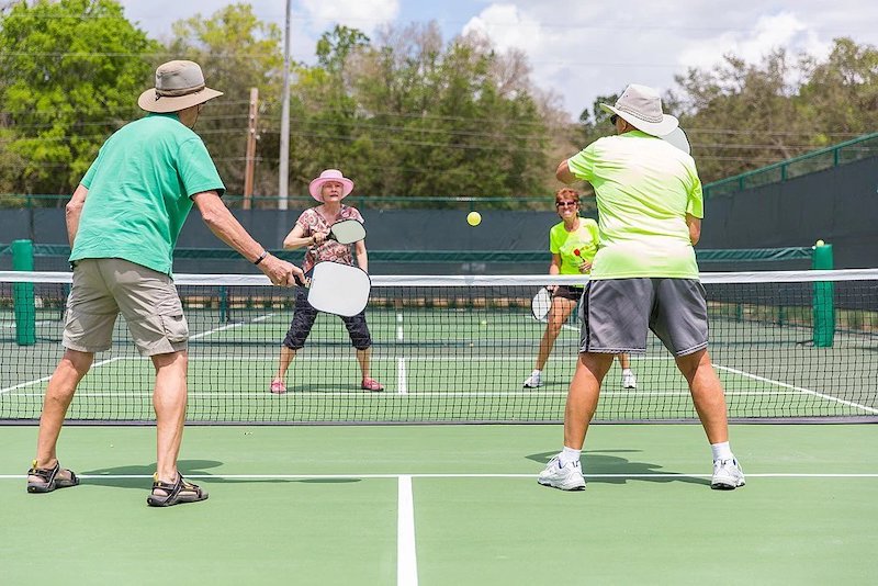 Mon the thao Pickleball dang duoc ua chuong. Anh: The Washington Post