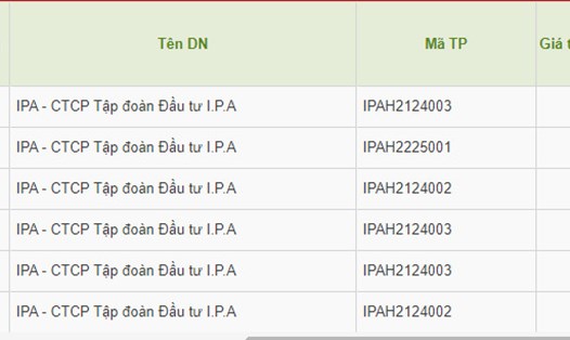 Những đợt mua lại trái phiếu của IPA từ đầu năm đến nay. Ảnh minh họa: Lục Giang