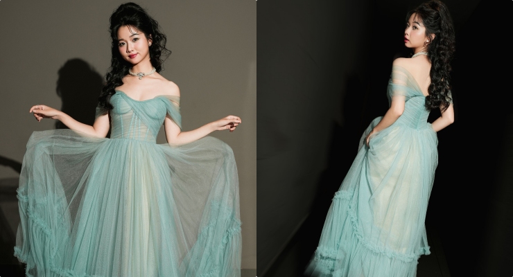 Actress Lam Thanh My stars in the horror film Cam. Photo: Artist.