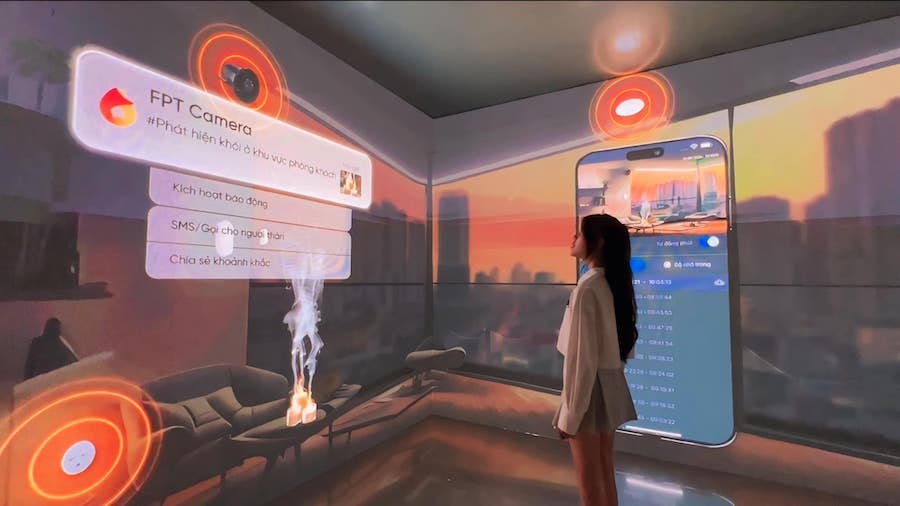 Real experience of FPT Camera. Photo: FPT Telecom