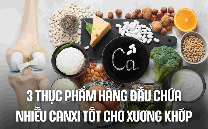Top 3 foods rich in calcium that are good for bones and joints