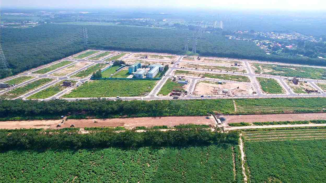 Khu tái định cư Long Đức phục vụ người dân di dời xây dựng cao tốc Biên Hòa - Vũng Tàu. Ảnh: HAC