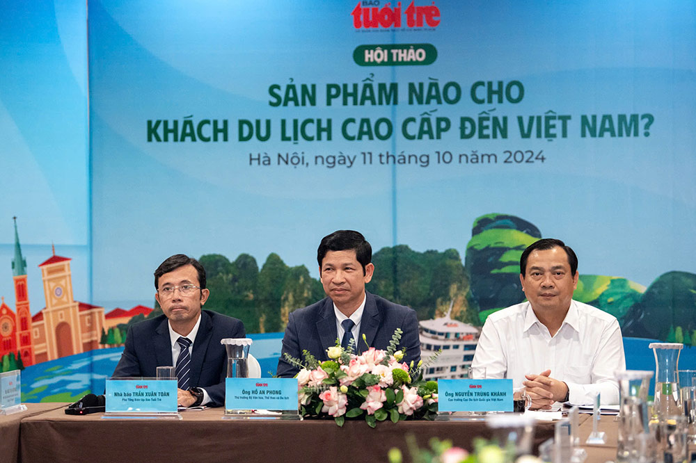 Hoi thao “San pham nao cho khach du lich cao cap den Viêt Nam?”. Anh: Hien Nguyen