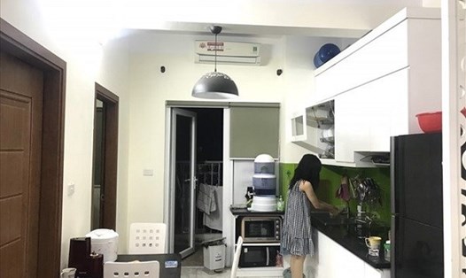 Do giá nhà cao nên vợ chồng chị Hà vẫn đi thuê nhà ở. Ảnh: Nhân vật cung cấp