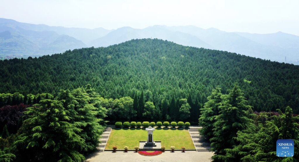 Scenery of the mausoleum of Qin Shi Huang. Photo: Xinhua