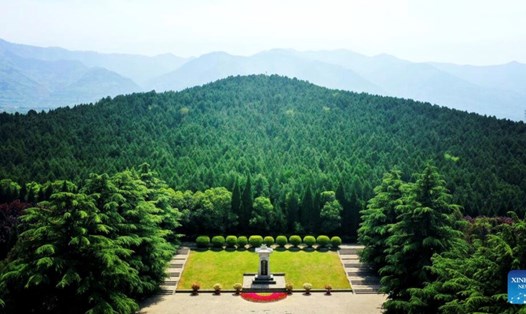 Khung cảnh lăng mộ Tần Thủy Hoàng. Ảnh: Xinhua