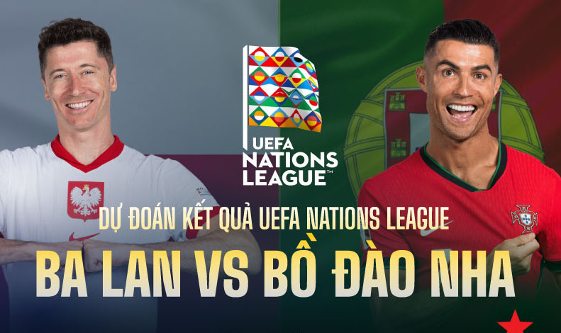 Poland vs Portugal UEFA Nations League 2024-2025 group stage.