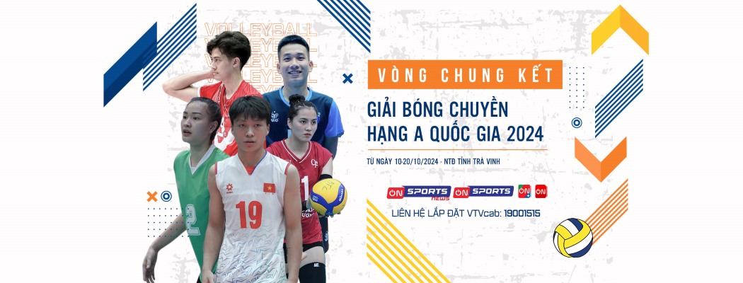 2024 National A-Class Volleyball Tournament with notable matches on VTVcab and ON Plus, ON applications. Photo: Onsport