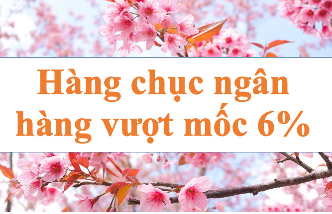 Dozens of banks exceed 6% interest rate mark. Illustration photo: Ha Vy