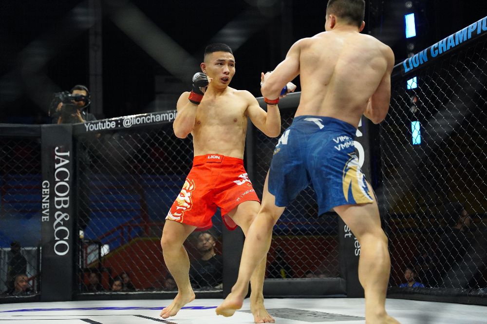 Fighter Nghiem Van Y won a title shot at MMA LION Championship 18. Photo: MMA