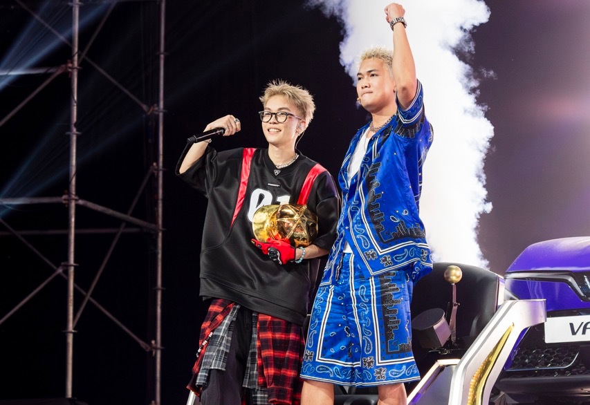 Dangrangto joins Coach BigDaddy's team in Rap Viet. Photo: Producer.