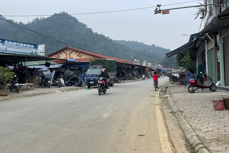 Các điểm du lịch tại huyện Mường Khương hầu như không có khách và không tạo ra nguồn thu. Ảnh: Đinh Đại