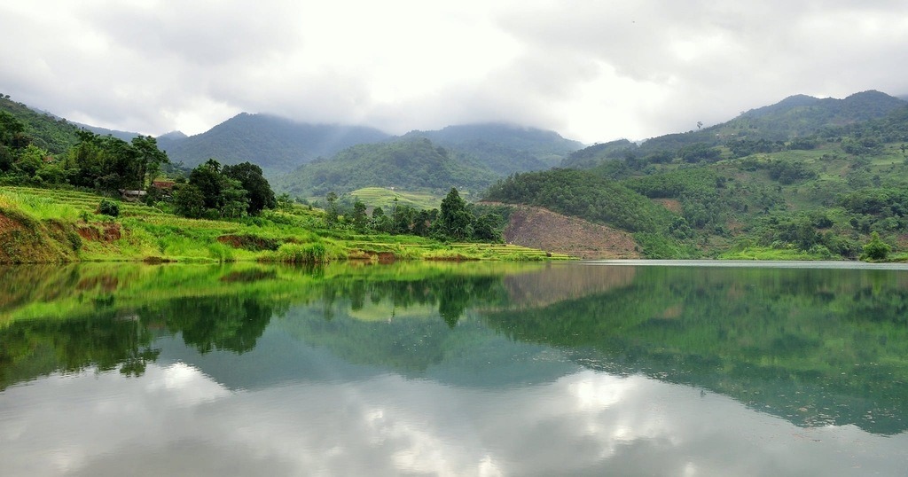 Đồi Thung, xã Quý Hòa, huyện Lạc Sơn là một trong những khu vực chuyển mục đích sử dụng đất nông nghiệp lớn để phục vụ dự án du lịch. Ảnh: L.C