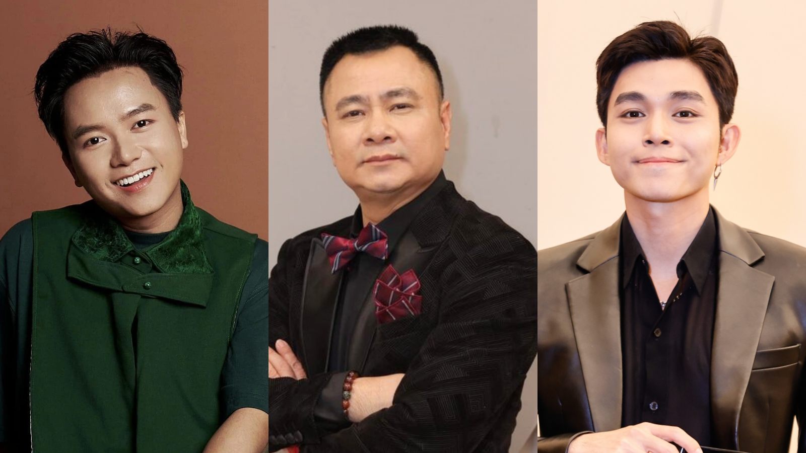 Bùi Công Nam, NSND Tự Long, Jun Phạm. Ảnh: Facebook nhân vật