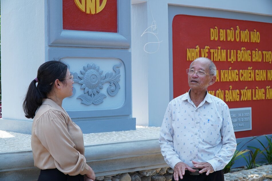 Mr. Pham Trung Truong in Quang Ngai is a typical example of good economics, a shining example of silently helping the community. Photo: Vien Nguyen
