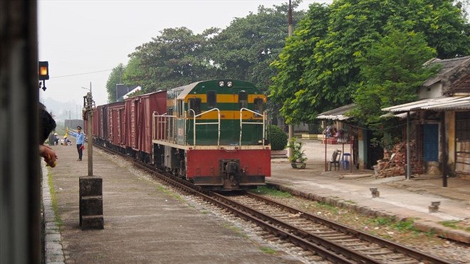 The existing Hanoi - Lang Son railway line. Photo: VNR