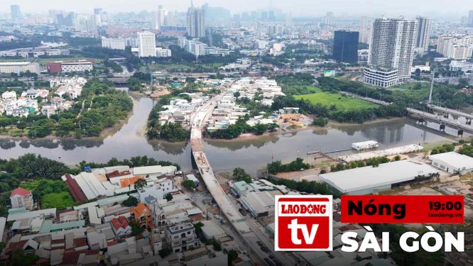 Hot News in Saigon: District 7 is about to have a new hundred billion bridge connecting two districts.