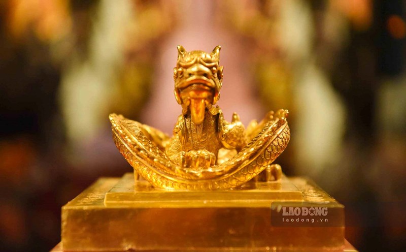 The Emperor's Golden Seal is being proposed for recognition as a National Treasure. Photo: Tran Tuan