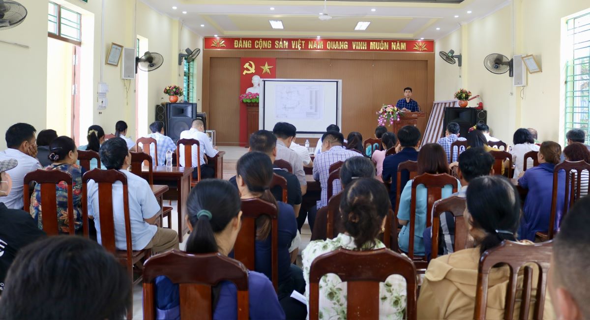 Hai Phong continues to reclaim land for the new urban area project Bac Song Cam. Photo: Thuy Nguyen District People's Committee