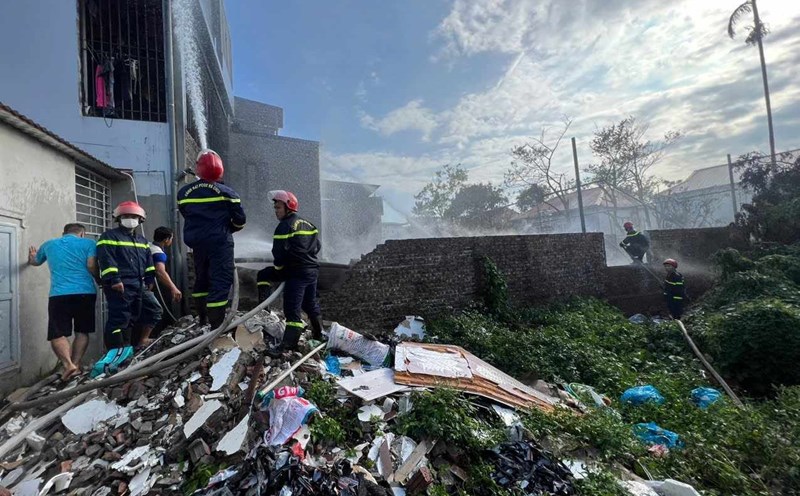 Fire scene. Photo: Hai Phong Police