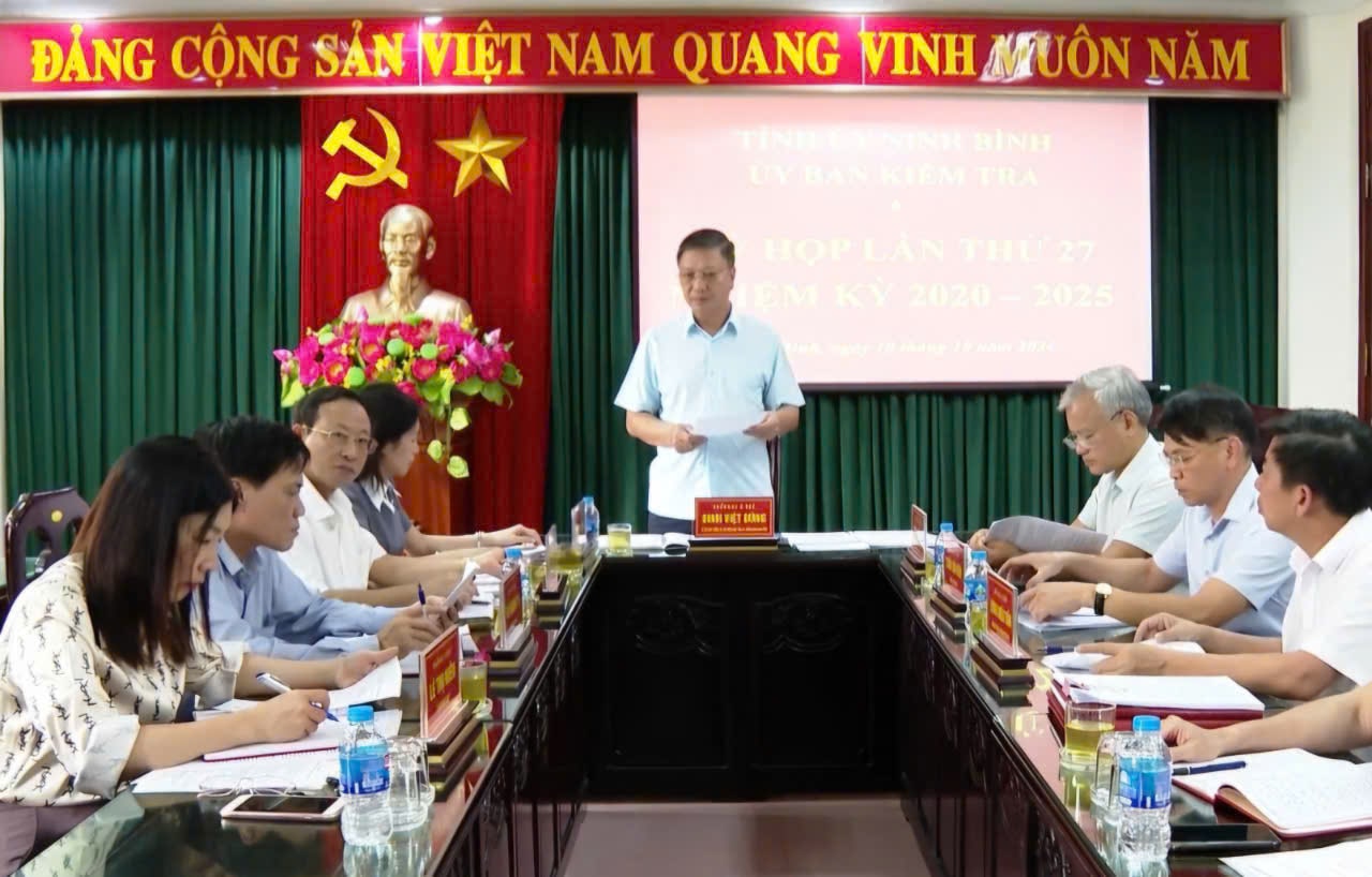 The Provincial Party Committee's Inspection Committee has unanimously decided to discipline Mr. Nguyen Tu Duc Tho with a reprimand. Photo: Nguyen Truong