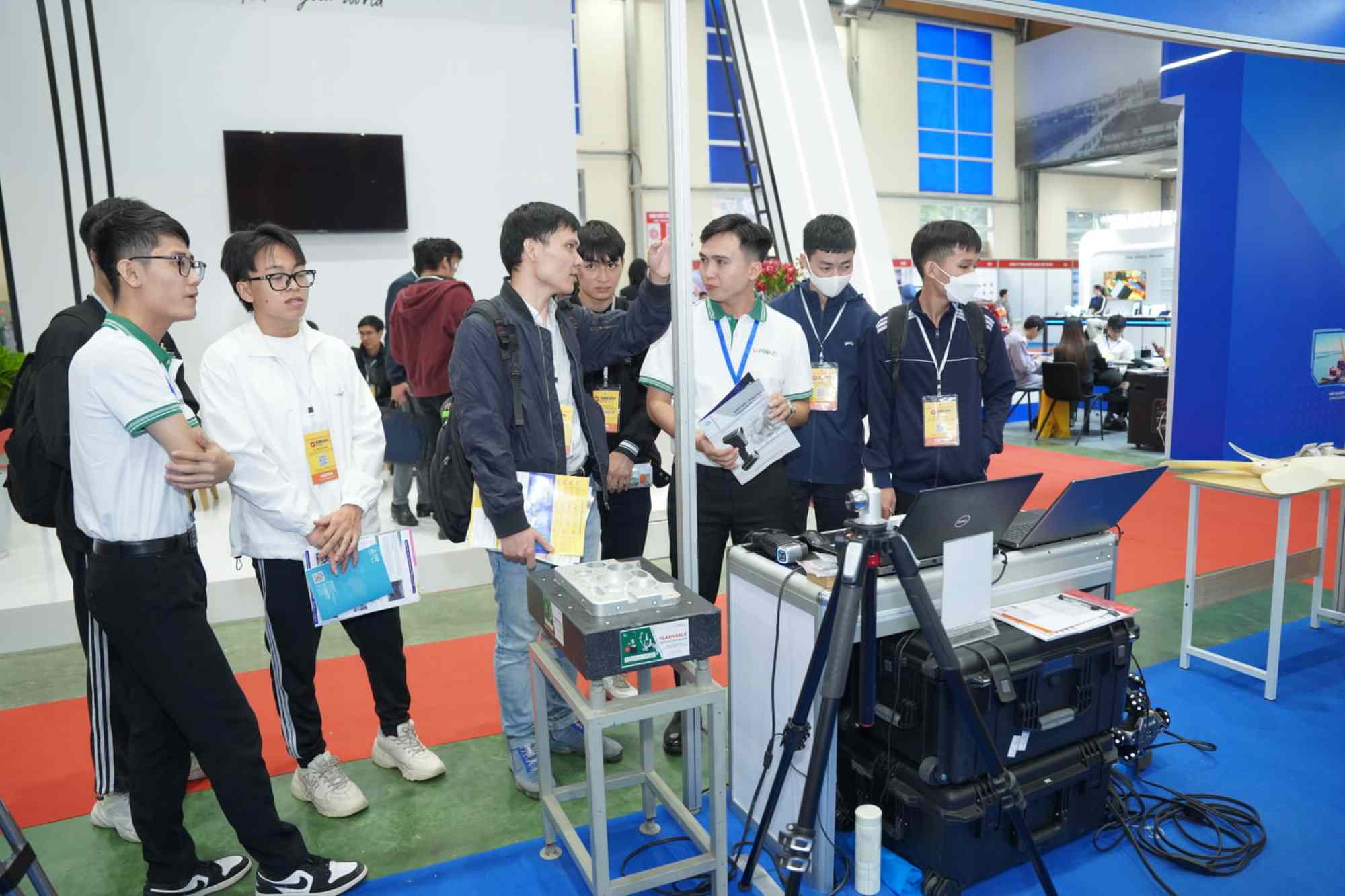 VIMEXPO exhibition has affirmed its position in the supporting industry after 4 times of organization. Photo: Huyen Anh