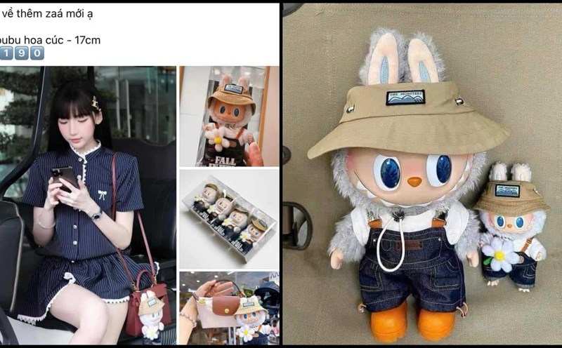 Labubu trở thành món đồ chơi được săn lùng. Ảnh: Huyền Chi