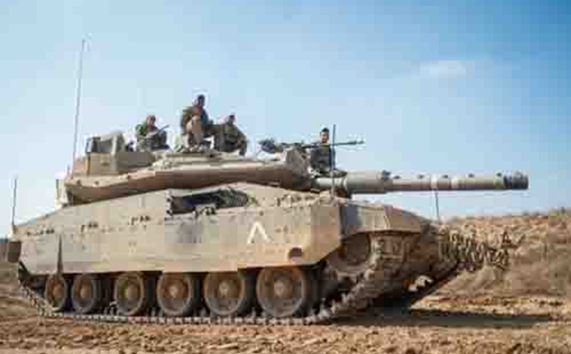 Cận cảnh xe tăng Merkava. Ảnh: Lực lượng Phòng vệ Israel