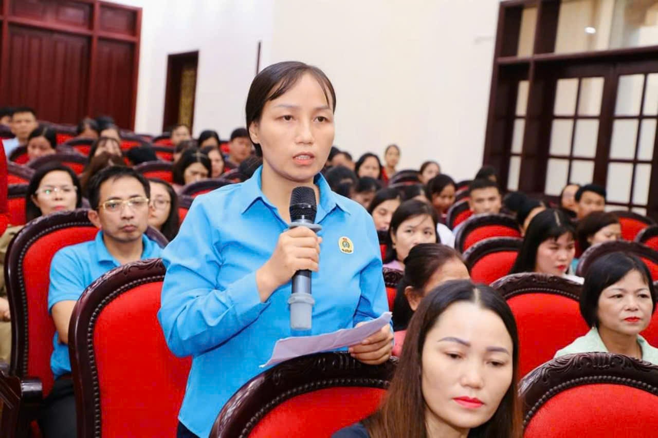 Chiều nay (14.10), hơn 200 đoàn viên, NLĐ tại Ninh Bình sẽ tham gia tiếp xúc với Đại biểu Quốc hội trước kỳ họp thứ 8 năm 2024. Ảnh: Nguyễn Trường