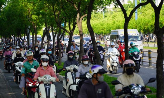 Thời tiết Nam Bộ sáng nắng nóng. Ảnh: Nguyên Chân