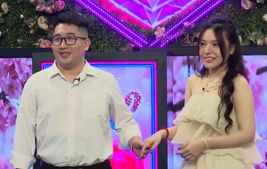 Couple at "You want to date". Photo: Producer.