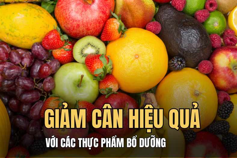 Lose weight healthily with nutritious foods. Graphics: Hoai Lan