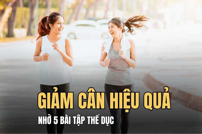 Lose weight fast with 5 exercises. Graphics: Hoai Lan