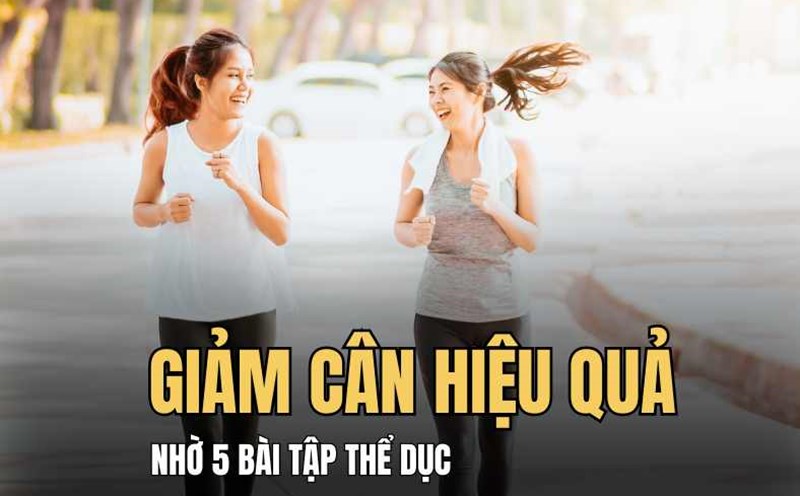 Lose weight fast with 5 exercises. Graphics: Hoai Lan