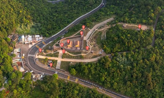 Bản đồ du lịch số của Hải Vân Quan. Ảnh: Trung tâm Bảo tồn Di tích Cố đô Huế