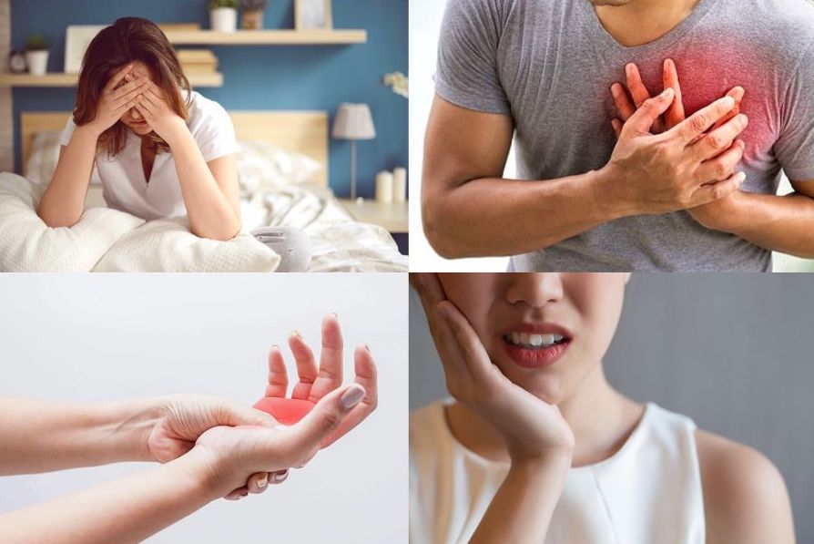 Note these signs that show the body is lacking calcium. Graphics: Linh Dan