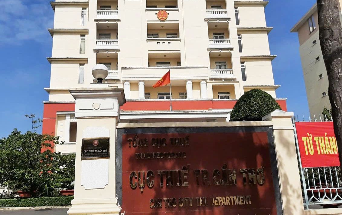Can Tho City Tax Department. Photo: Ta Quang