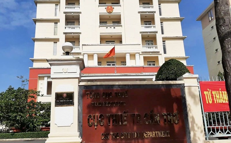 Can Tho City Tax Department. Photo: Ta Quang