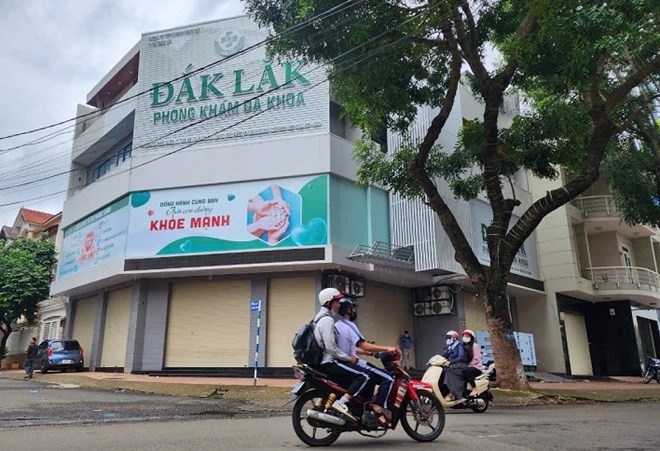 A corner of Dak Lak General Clinic, where patient Y.H.N came for examination and later died. Photo: Bao Trung