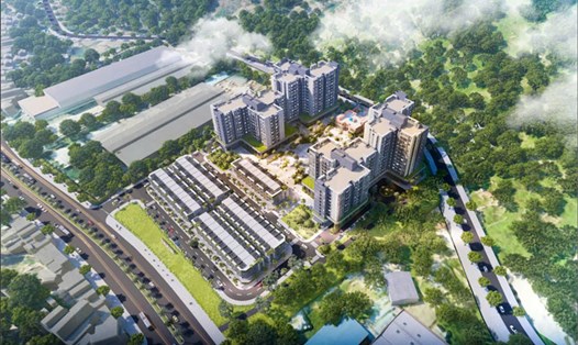 Phối cảnh dự án nhà ở xã hội Nhơn Phú 2.