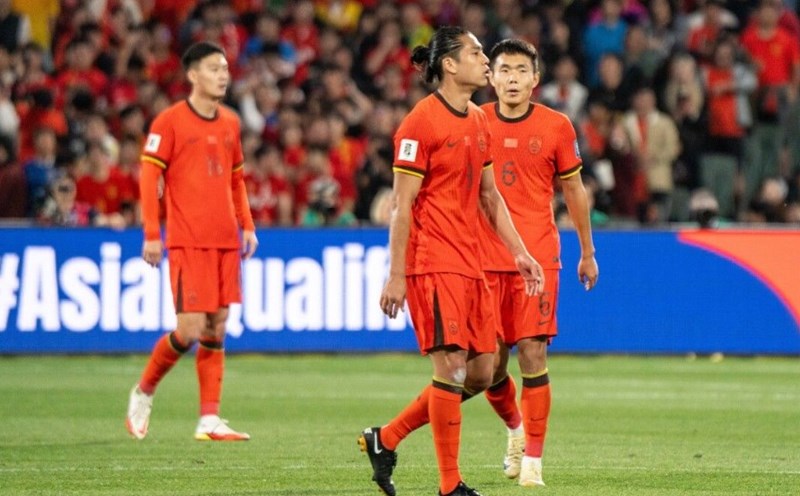 The Chinese team faces a difficult situation ahead of their clash with Indonesia in the 2026 World Cup qualifiers. Photo: AFC