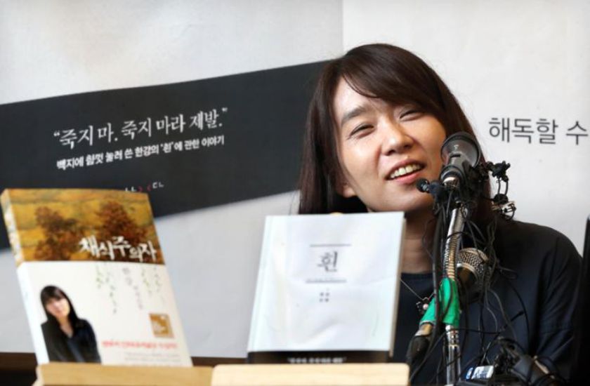 Writer Han Kang becomes the first Korean author to win the Nobel Prize in Literature. Photo: Yonhap