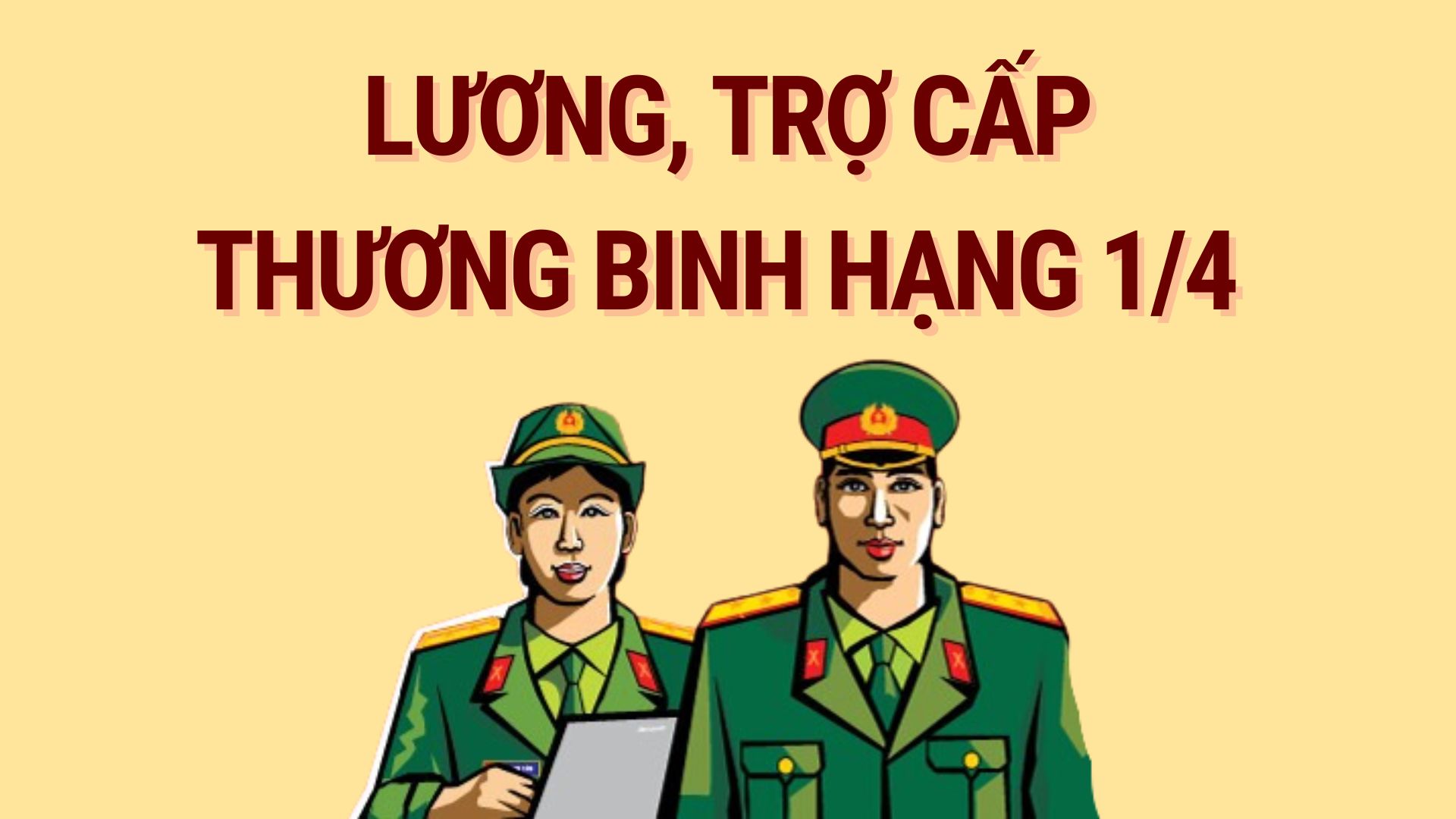 The highest salary and allowance for 1/4 disabled soldiers is nearly 9 million. Graphics: Hoang Le