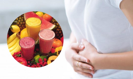 5 công thức sinh tố giúp giảm táo bón, cải thiện tiêu hóa. Đồ họa: Tuấn Anh