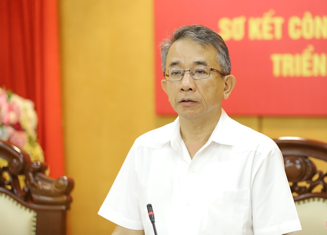 Ông Hà Văn Trọng - Chủ nhiệm UBKT Tỉnh ủy Hà Tĩnh - đề nghị tăng cường công tác giám sát thường xuyên, nắm tình hình cơ sở, tiếp đảng viên, công dân. Ảnh: Hatinh.gov.vn