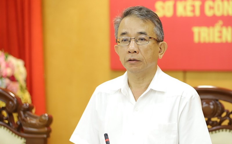 Ông Hà Văn Trọng - Chủ nhiệm UBKT Tỉnh ủy Hà Tĩnh - đề nghị tăng cường công tác giám sát thường xuyên, nắm tình hình cơ sở, tiếp đảng viên, công dân. Ảnh: Hatinh.gov.vn