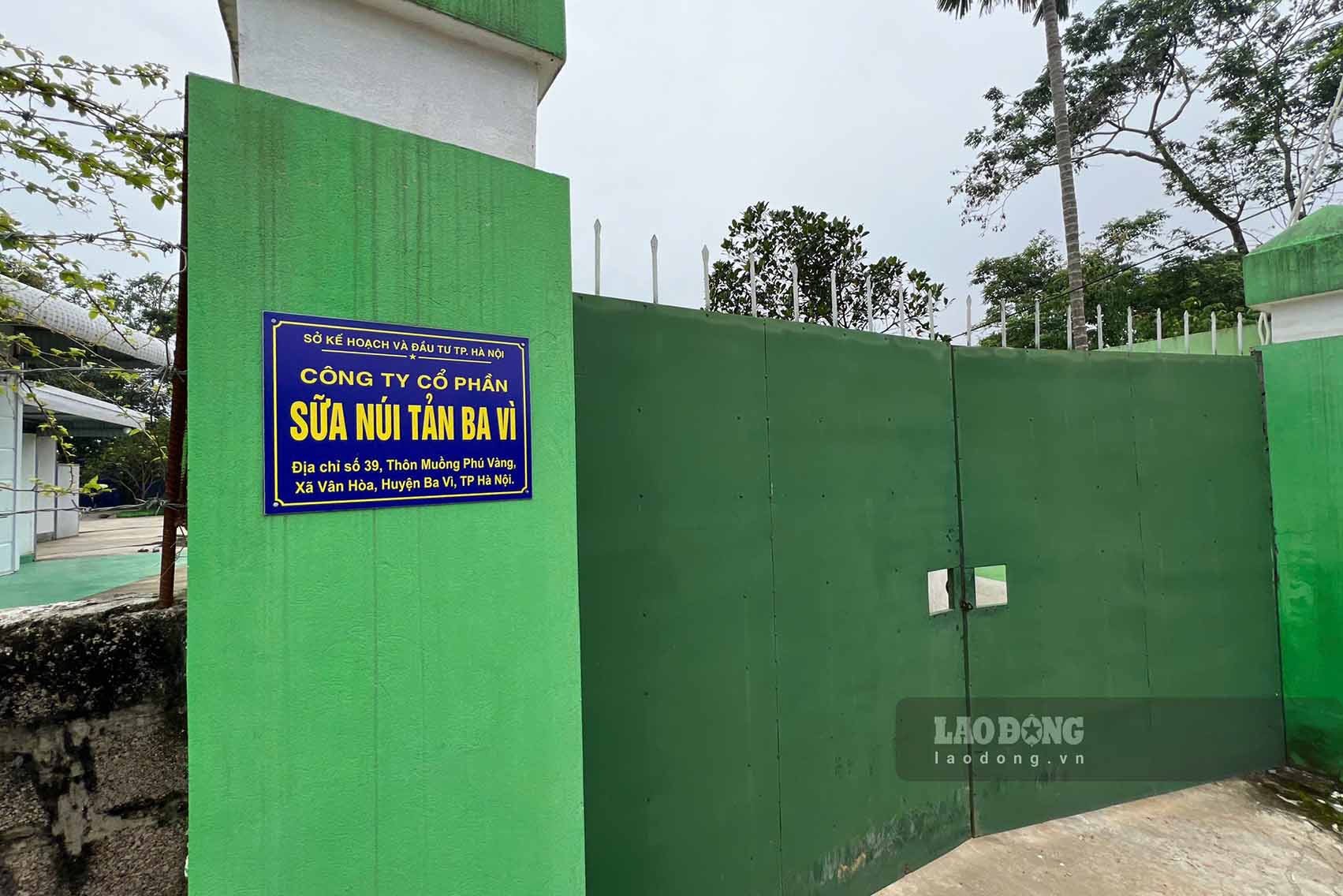 Headquarters of Nui Tan Ba ​​Vi Milk Joint Stock Company. Photo: PV Group