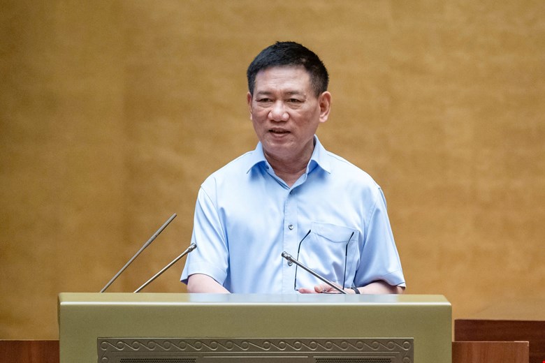 Phó Thủ tướng Chính phủ, Bộ trưởng Bộ Tài chính Hồ Đức Phớc. Ảnh: Quốc hội 